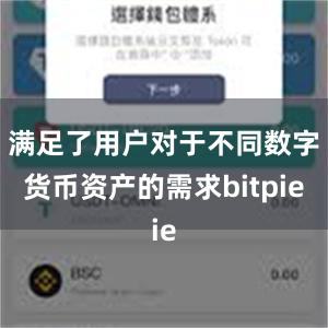 满足了用户对于不同数字货币资产的需求bitpie