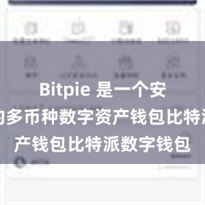 Bitpie 是一个安全、易用的多币种数字资产钱包比特派数字钱包